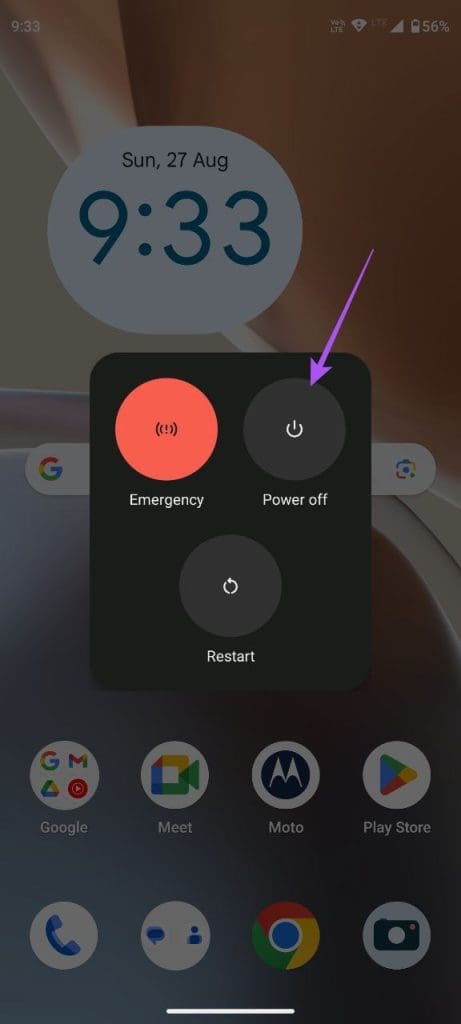 power off android phone