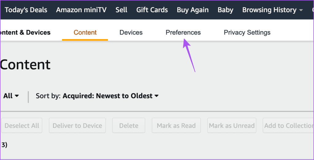 preferences amazon account manage devices