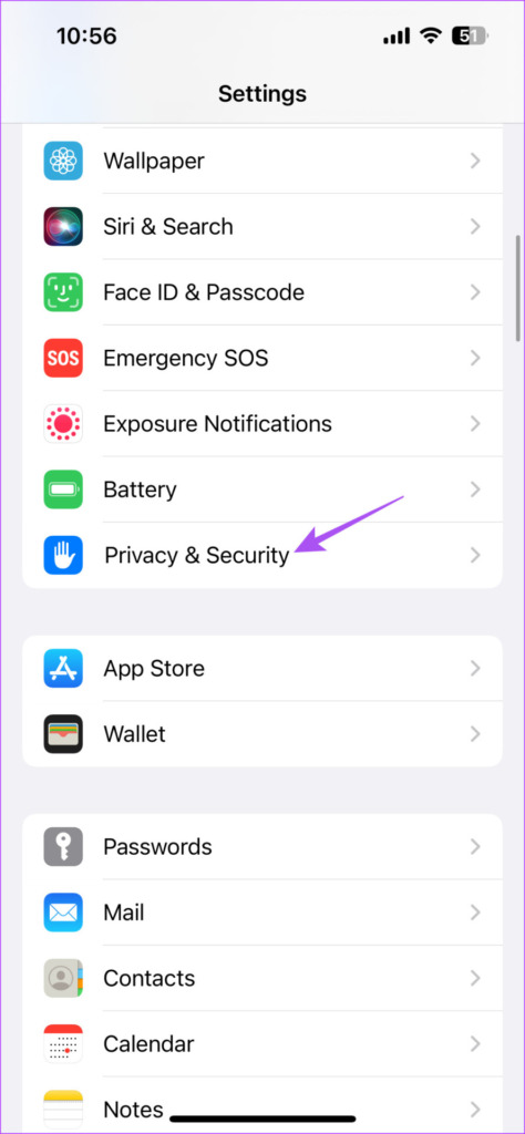 Privacy and Security iPhone 