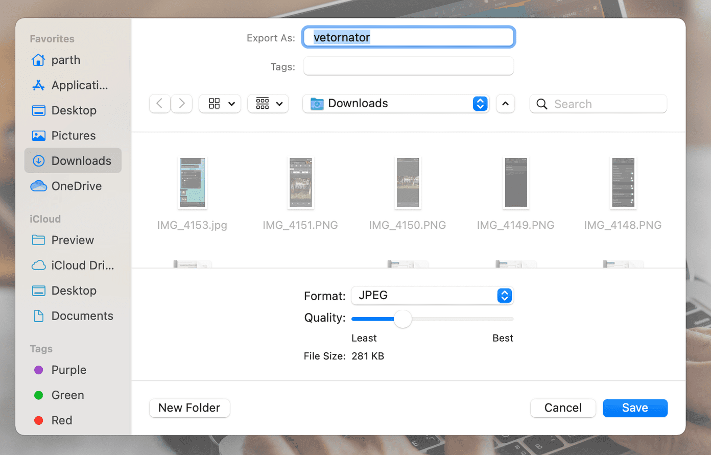 Reduce image size on mac