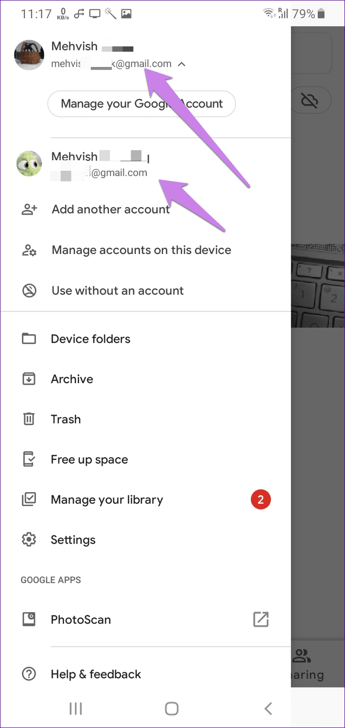 Remove Google Photos Account From App 2