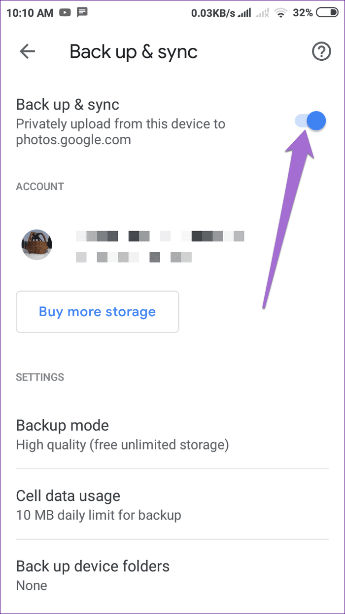 Remove Google Photos Account From App 6