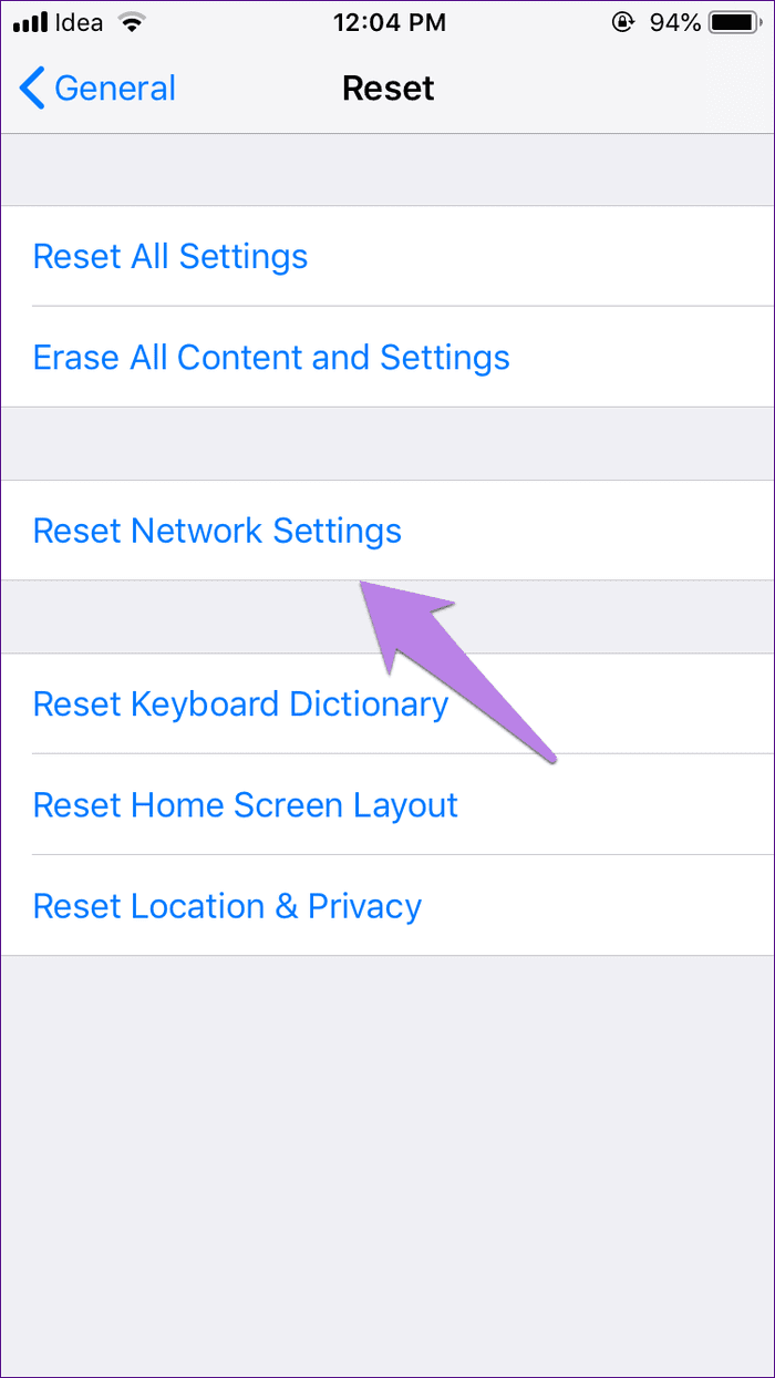 Reset Network Settings Android Ipad Iphone 3