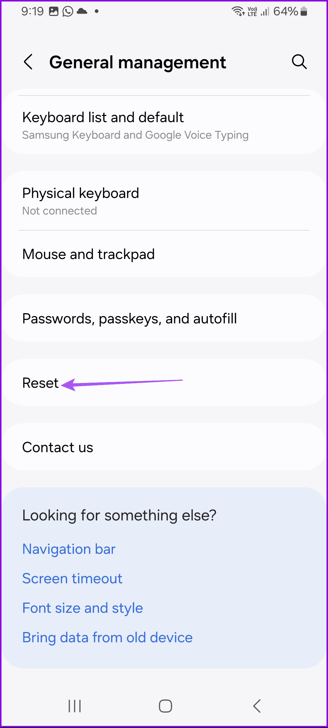 reset settings samsung 1
