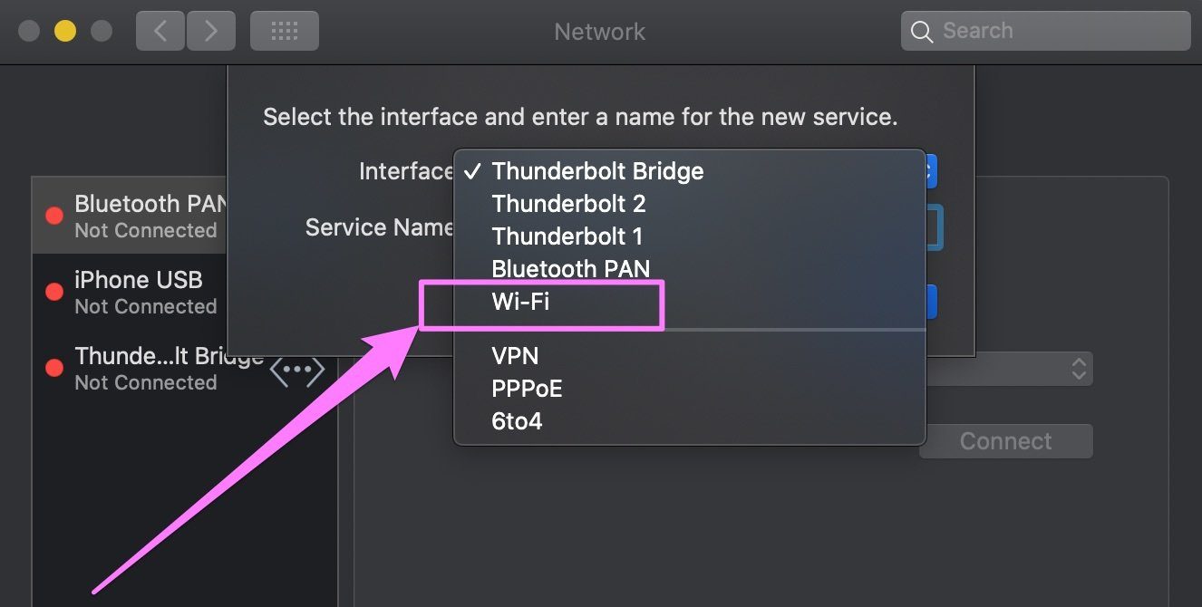 Reset wi fi settings network stack mac 04