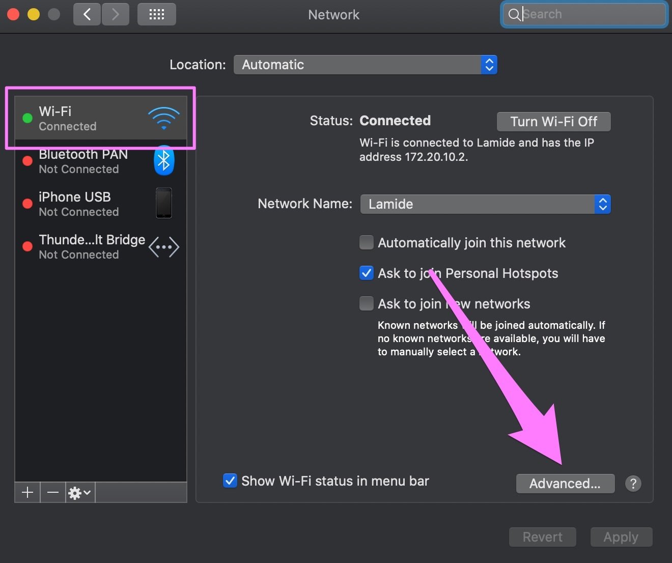Reset wi fi settings network stack mac 10