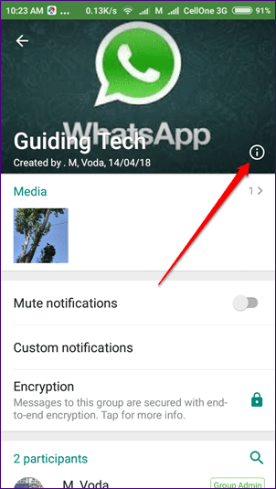 Restricted Whatsapp Group Settings 6