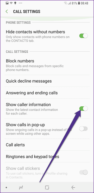 Samsung Call Settings Tips Tricks 33