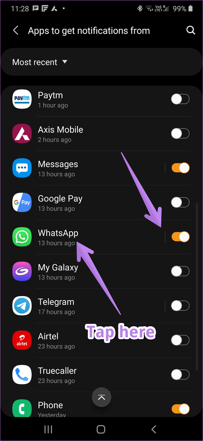 Samsung galaxy watch not receiving notifications 6
