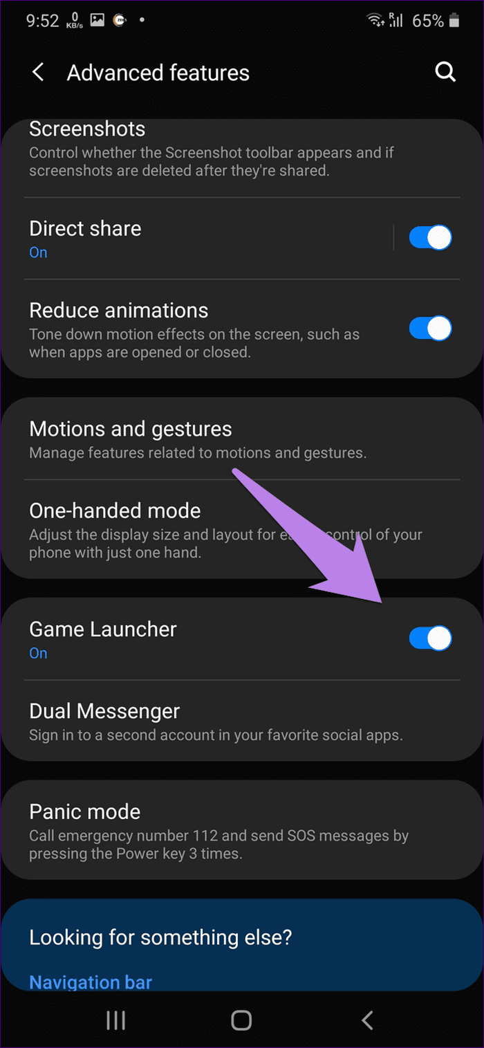 Samsung game launcher settings tips tricks 2