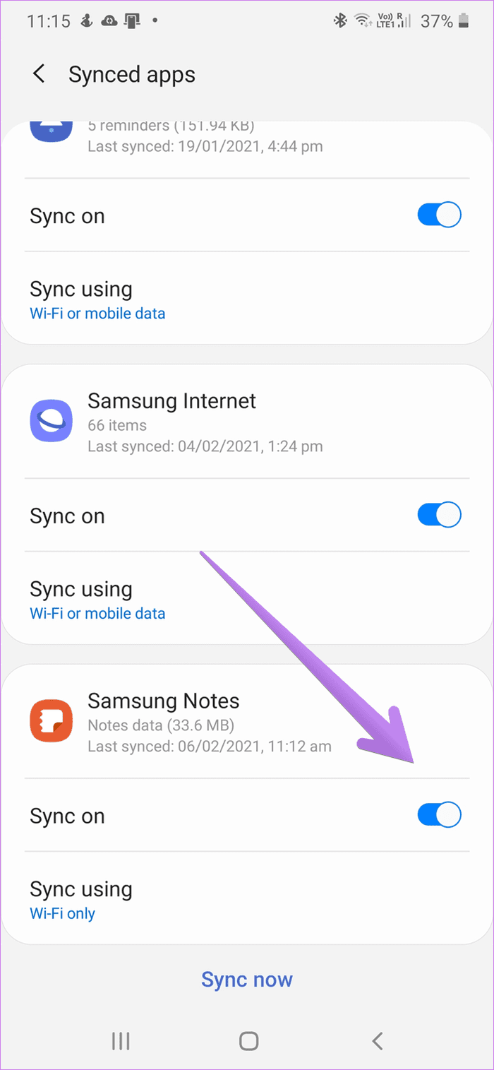 Samsung notes app not working 14