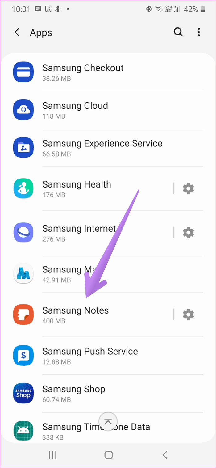Samsung notes app not working 1