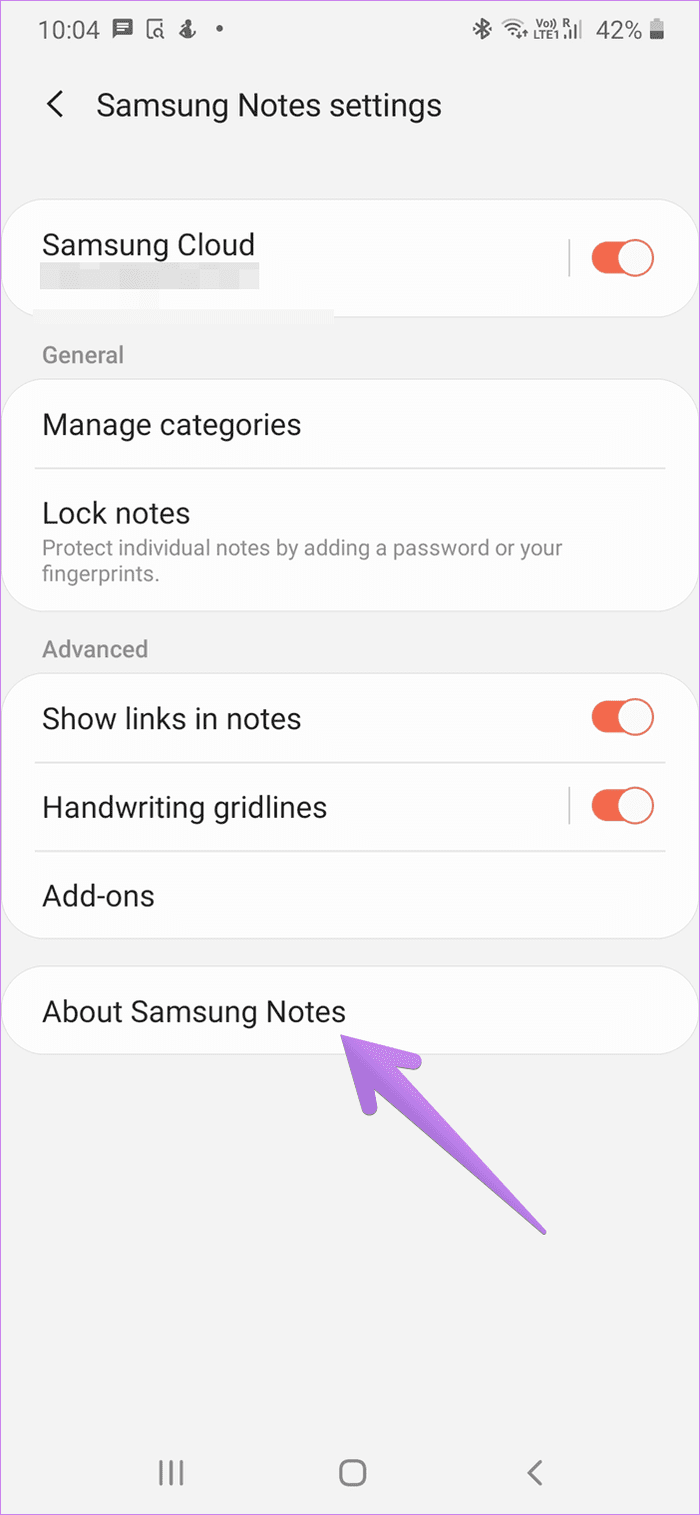 Samsung notes app not working 9
