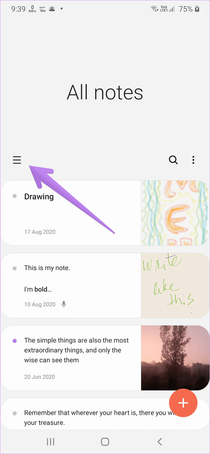 Samsung notes app tips and tricks 1
