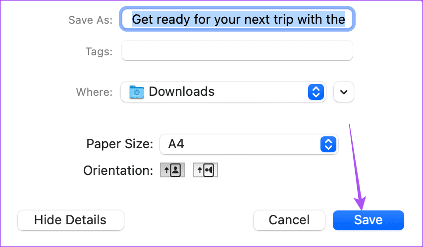 save email as pdf in mail app on mac