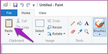 Save Screenshot Jpg Using Paint