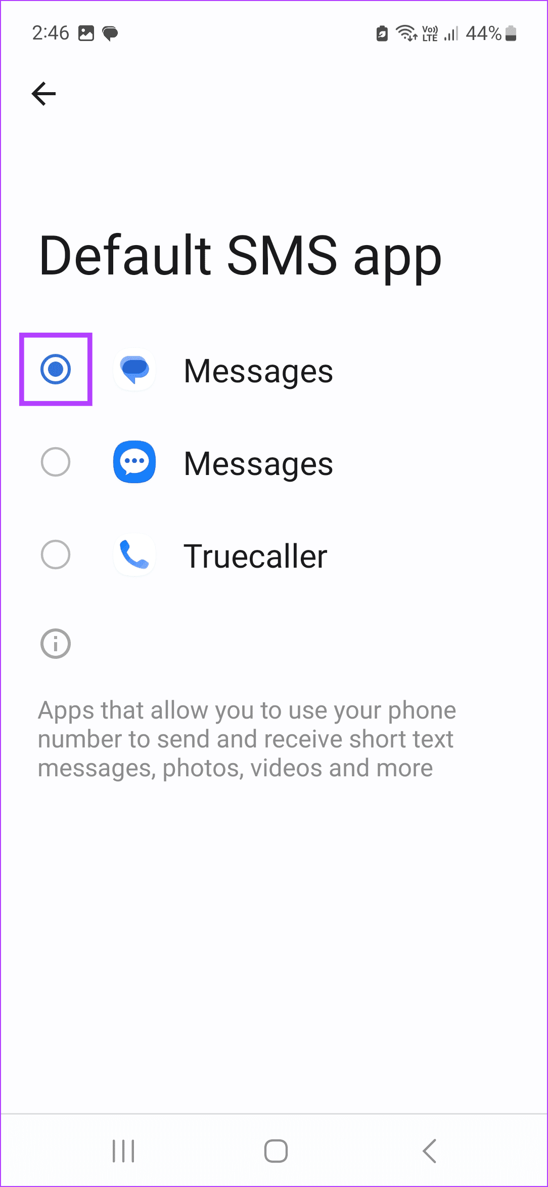 select Messages
