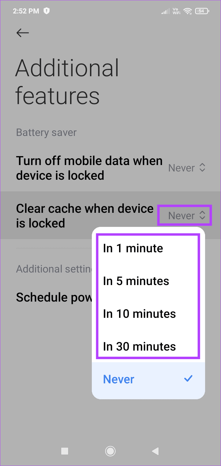 select the relevant interval