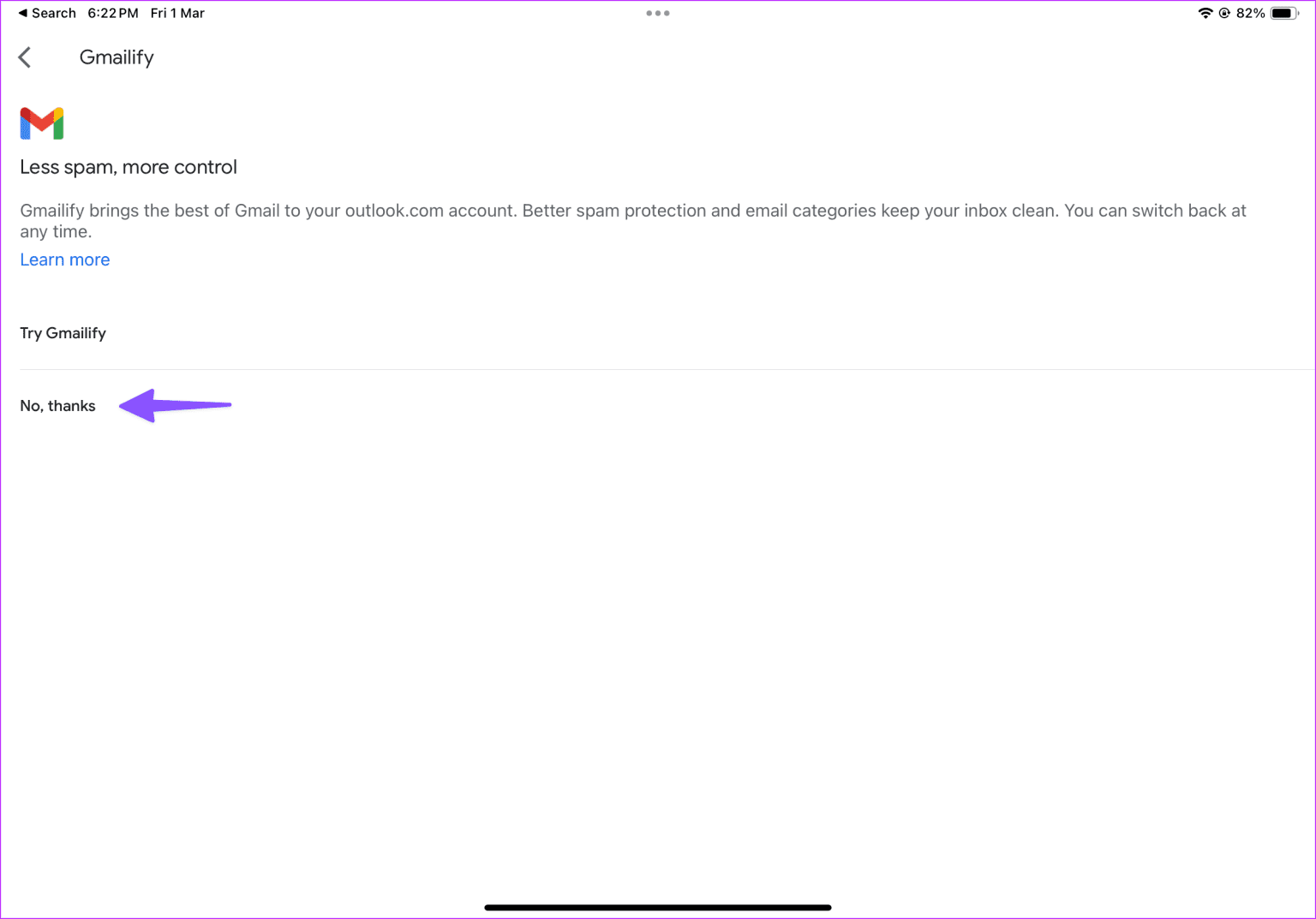 How to Set Up Outlook on iPad - Guiding Tech