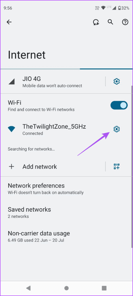 settings wifi android