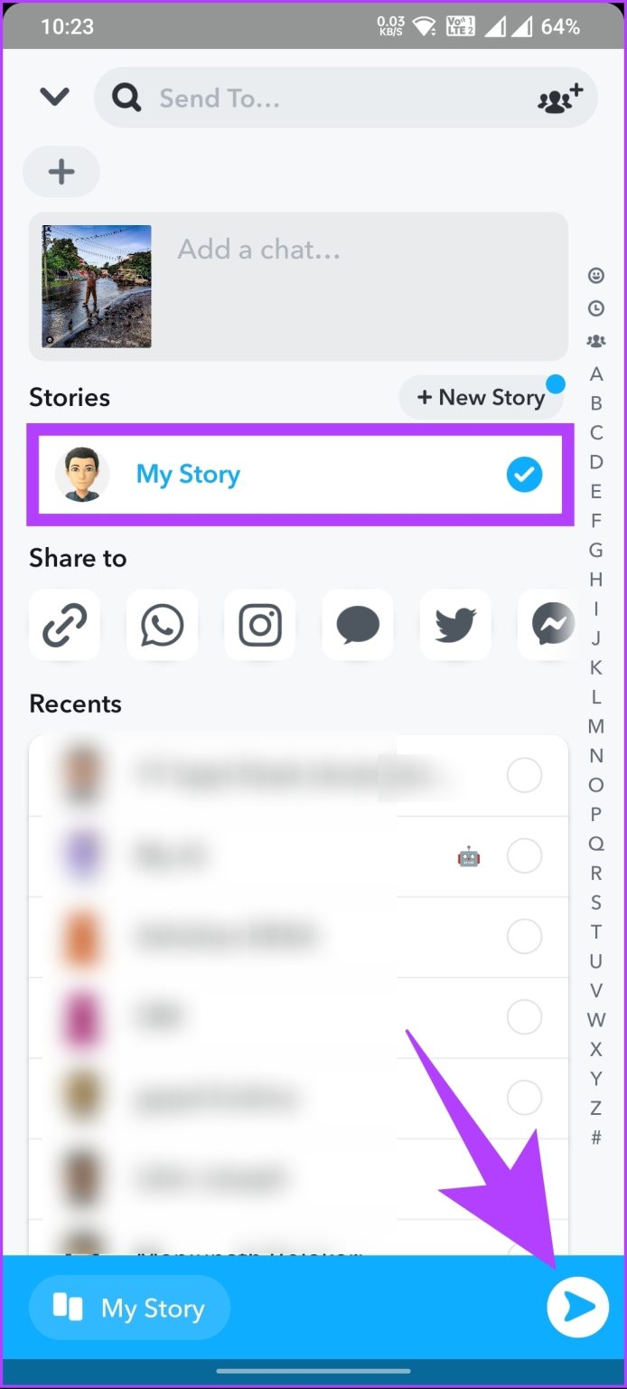 how-to-share-instagram-post-to-snapchat-story-guiding-tech