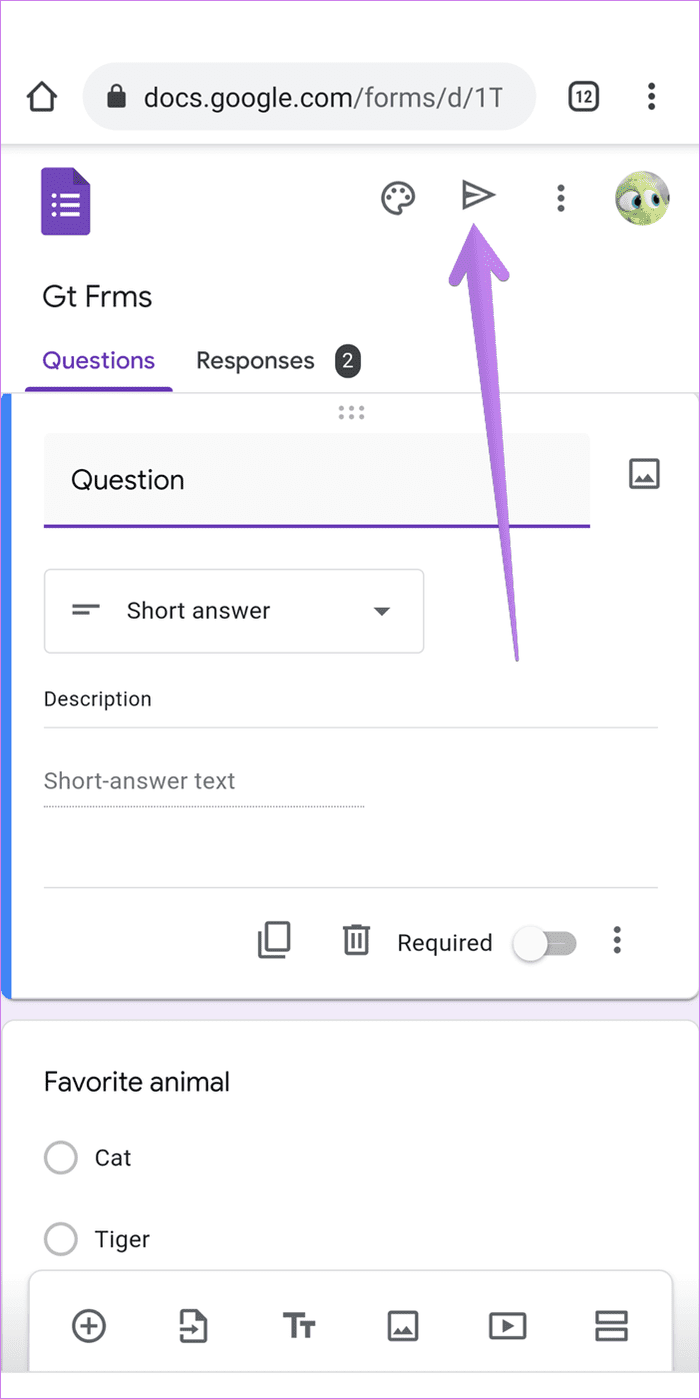 Share google forms with others 14