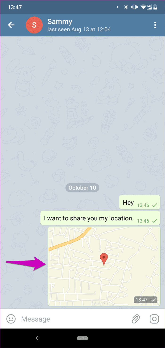 Share Live Location Telegram Android 02