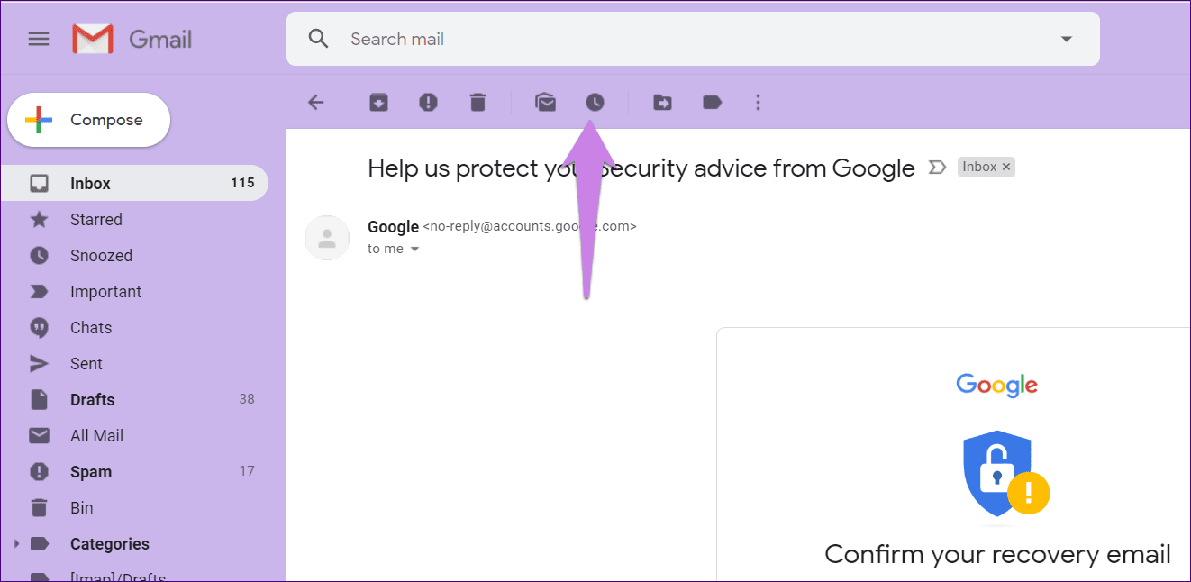 Snooze In Gmail Enable Disable 4