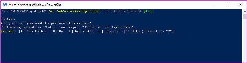 Solve System Requires Smb2 Error On Windows 10 6