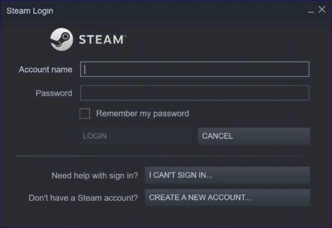 Steam login