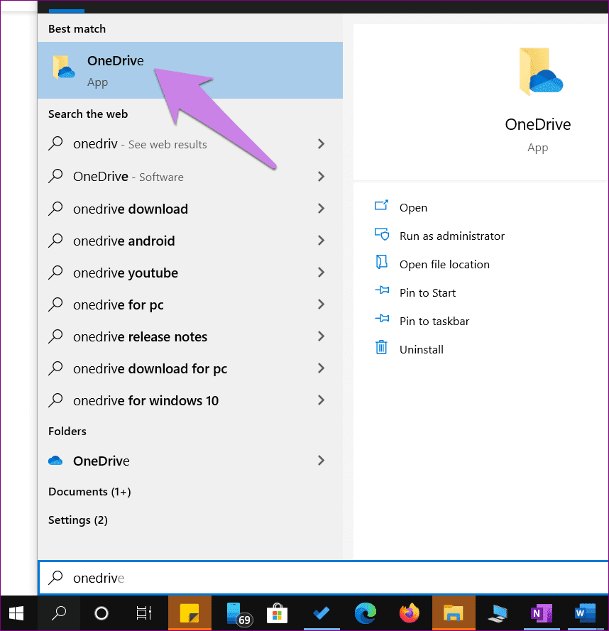 Stop windows 10 from saving files to onedrive 2