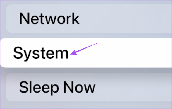 system settings apple tv 4k