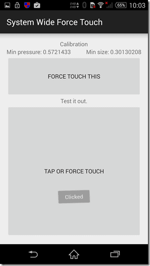System Wide Force Touch 1