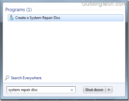 Systemrepairdisc