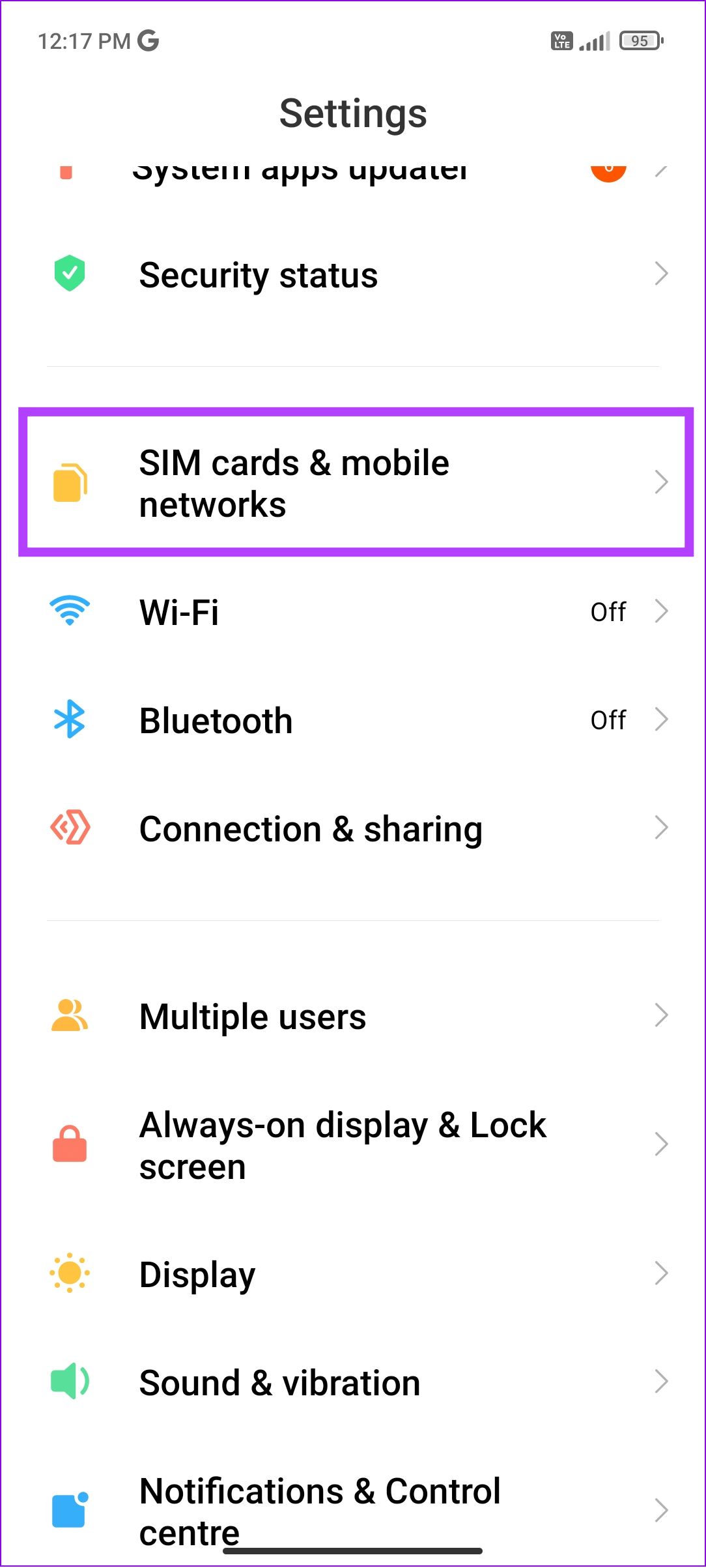 tap SIM cards and mobile networks