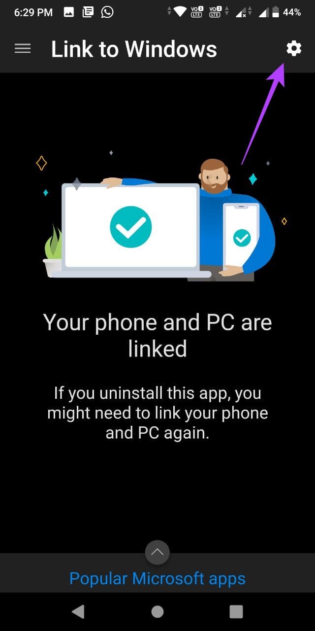 tap on the cogwheel icon - 19