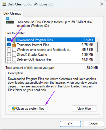 temporary internet files