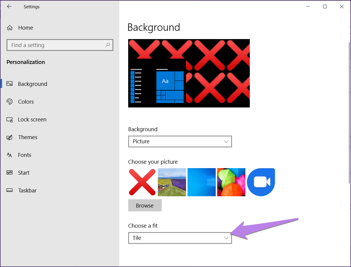 Tile image in windows without photoshop 3