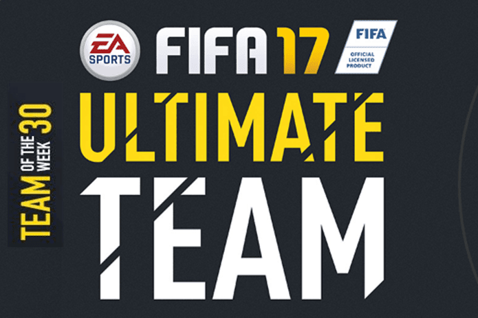 FIFA 17 FUT TOTW: Team of the Week 30