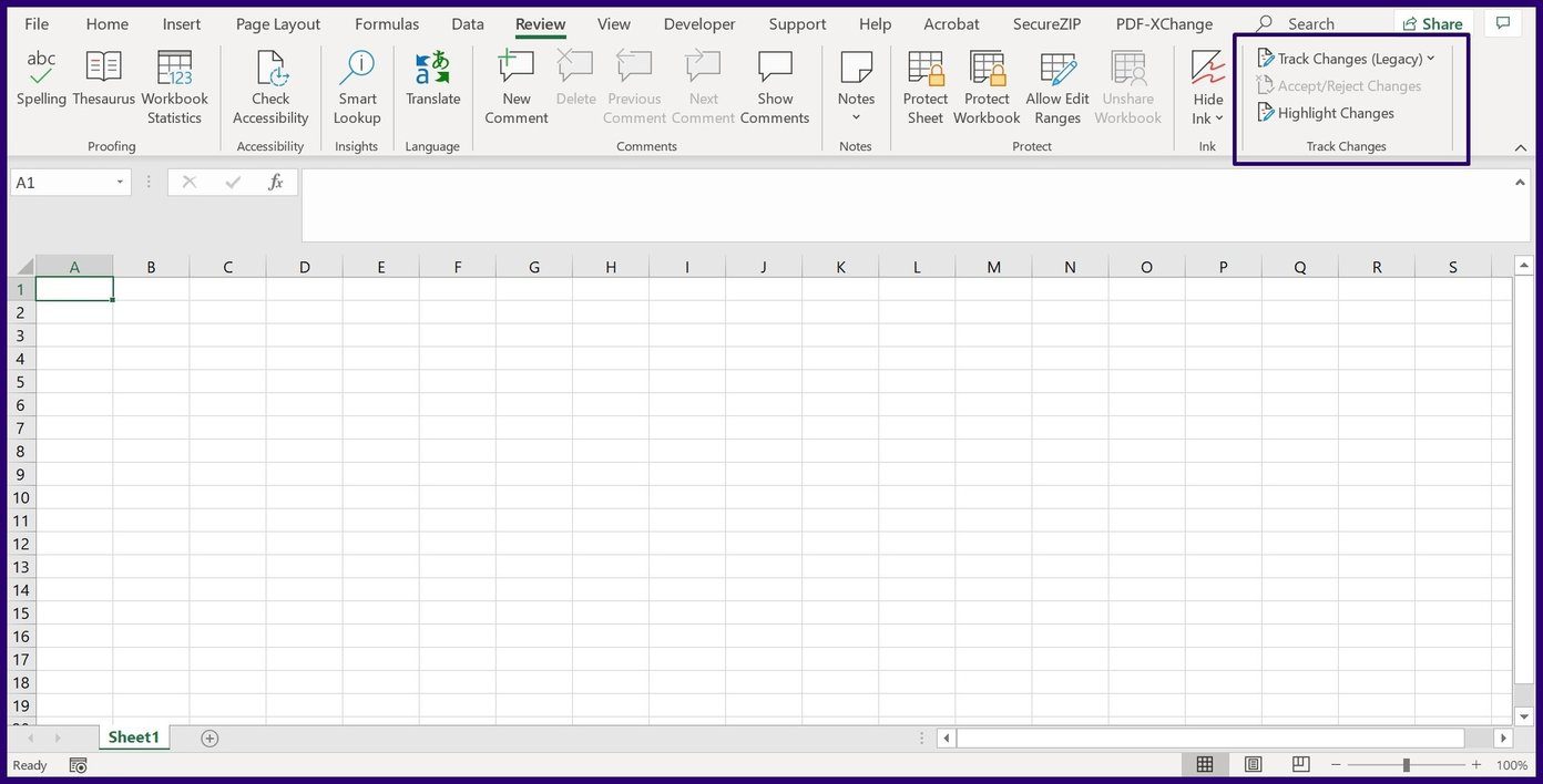 Track changes on microsoft excel step 16