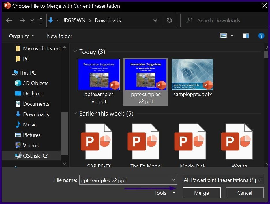 Track changes on microsoft powerpoint step 4