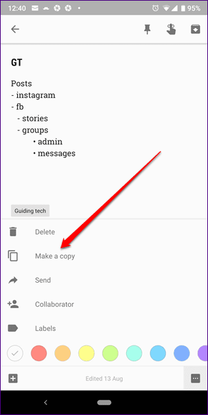 Transfer Migrate Google Keep Notes To Another Account 11