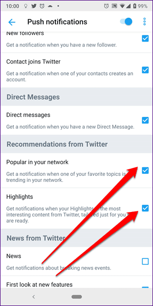 Turn Off Twitter News For You Notifications 19