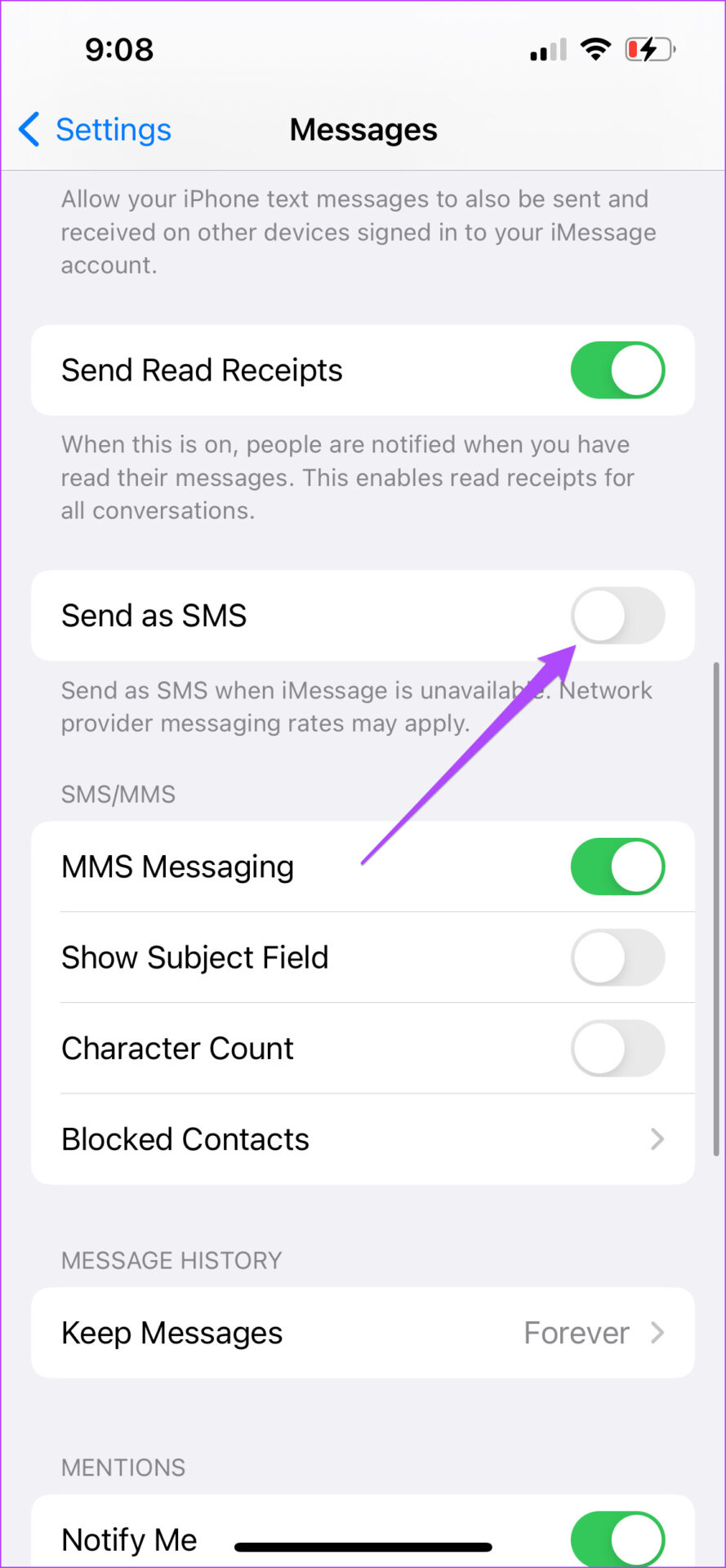 How to Force Send Text Message Instead of iMessage to a Contact - 31