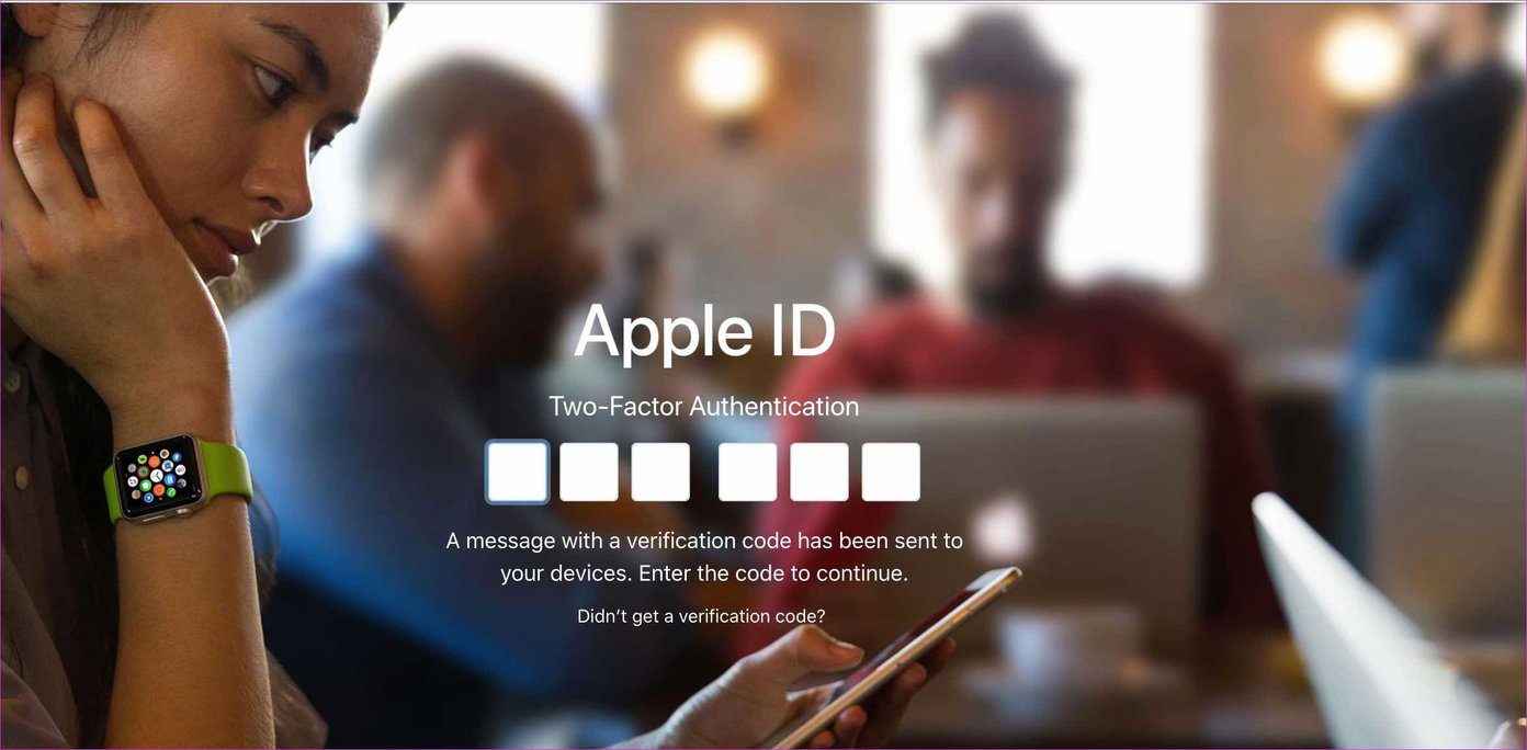 Two factor authentication in apple id