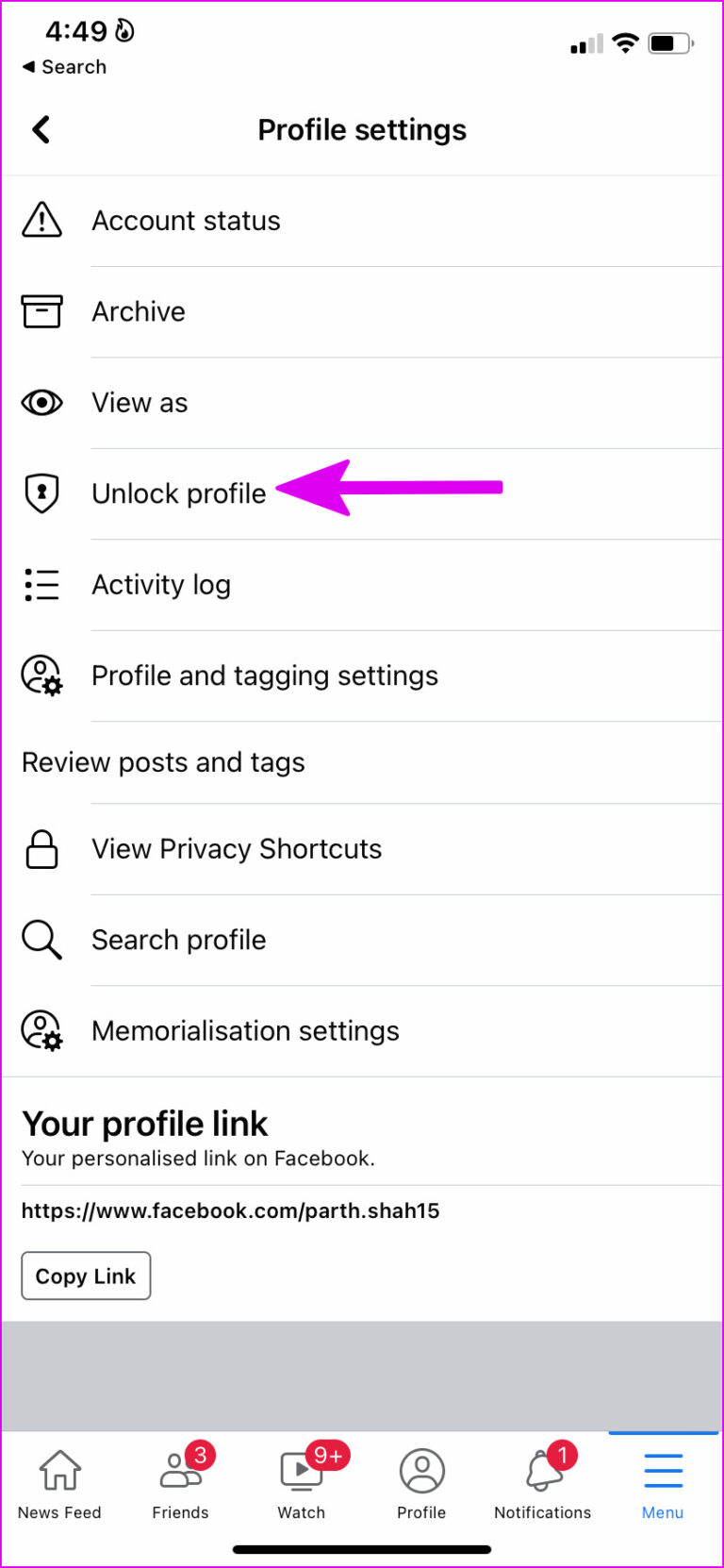 How to Lock Facebook Profile on Mobile and  Guiding Tech