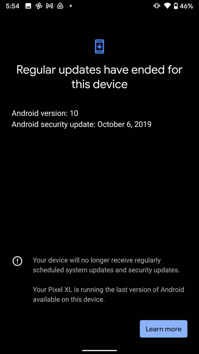 Update android os