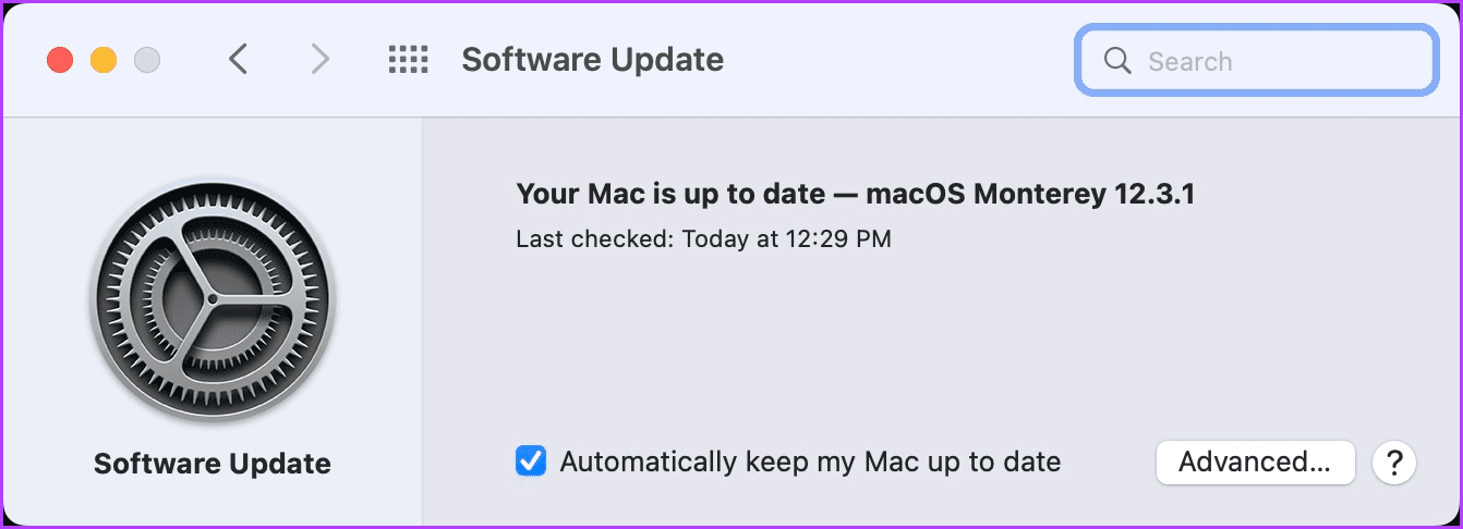 update macOS 3