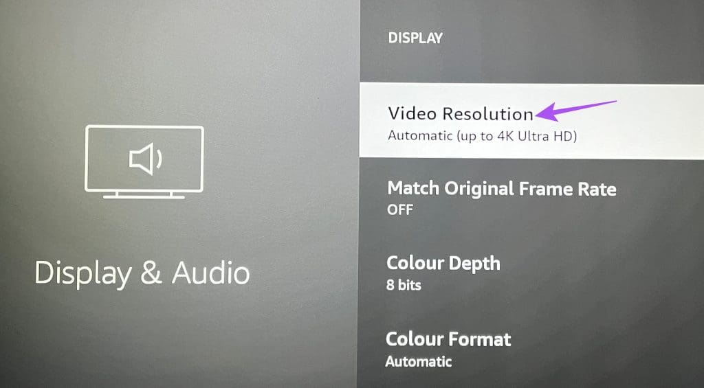 video resolution fire tv 4k