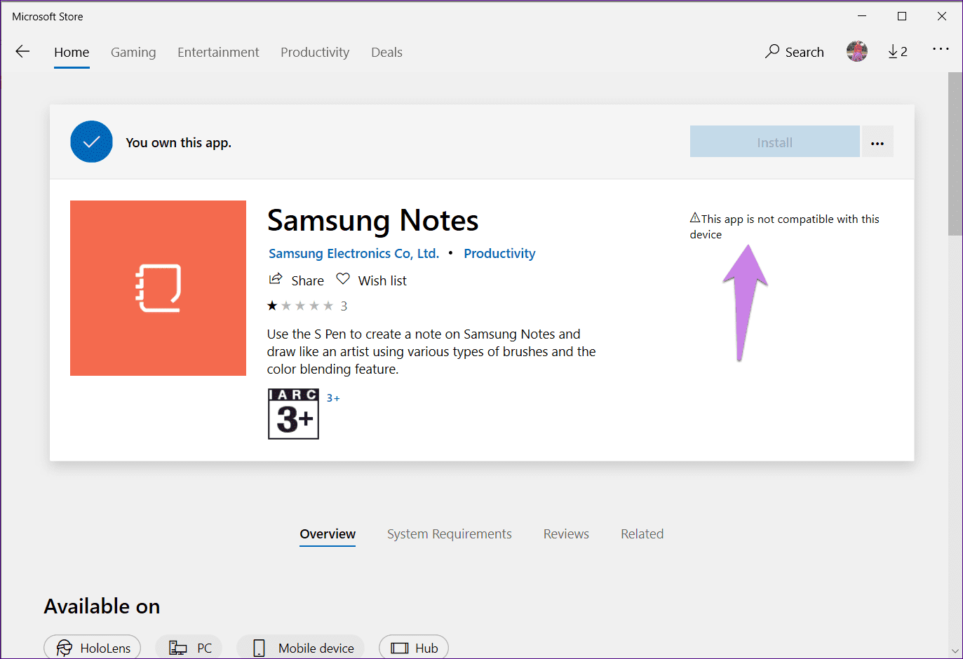 View samsung notes app on pc 1